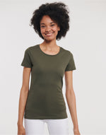Russell Pure Organic Ladies' T - Dark Olive