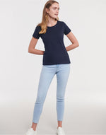 Russell Pure Organic Ladies' T - French Navy