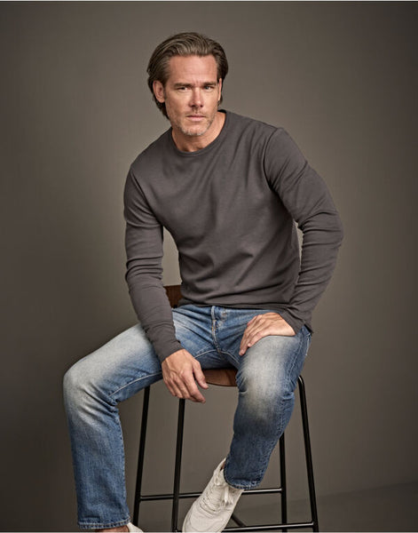 Tee Jays Men's Long Sleeve Interlock Tee