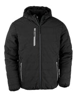 Result Recycled Black Compass Padded Winter Jacket
