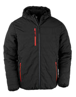 Result Recycled Black Compass Padded Winter Jacket