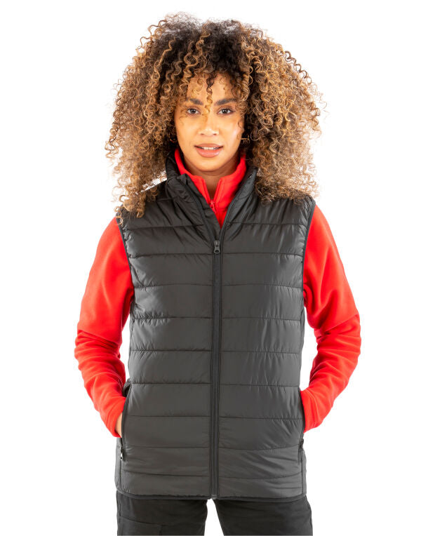 Result Core Promo Padded Bodywarmer - Bottle Green