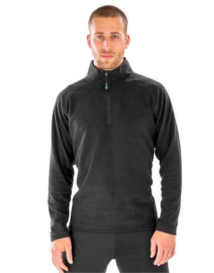 Result Recycled Recycled Unisex Microfleece Top - Black