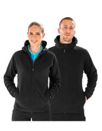 Result Recycled Unisex Hooded Microfleece Jacket - thumbnail 1