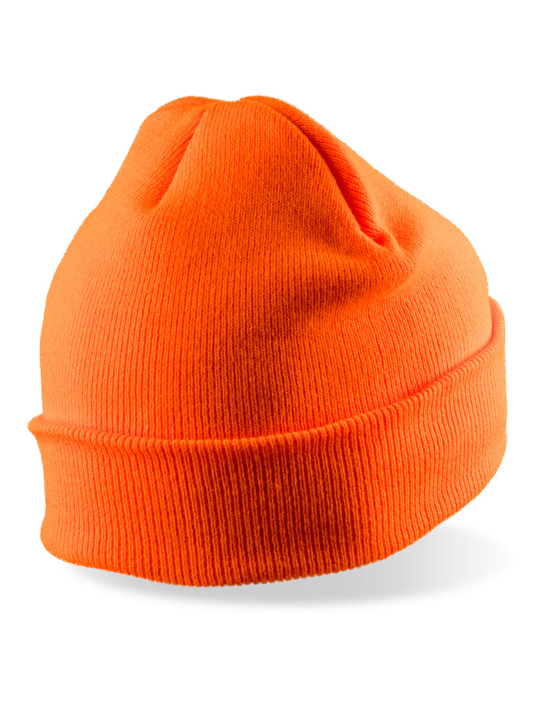 Result Winter Essentials Double Knit Thinsulate Printers Beanie - Fluoresent Orange