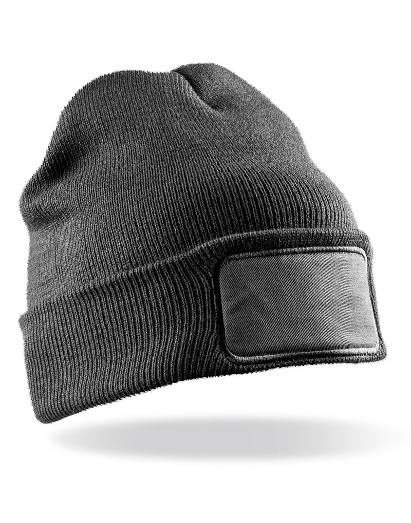 Result Winter Essentials Double Knit Thinsulate Printers Beanie - Grey