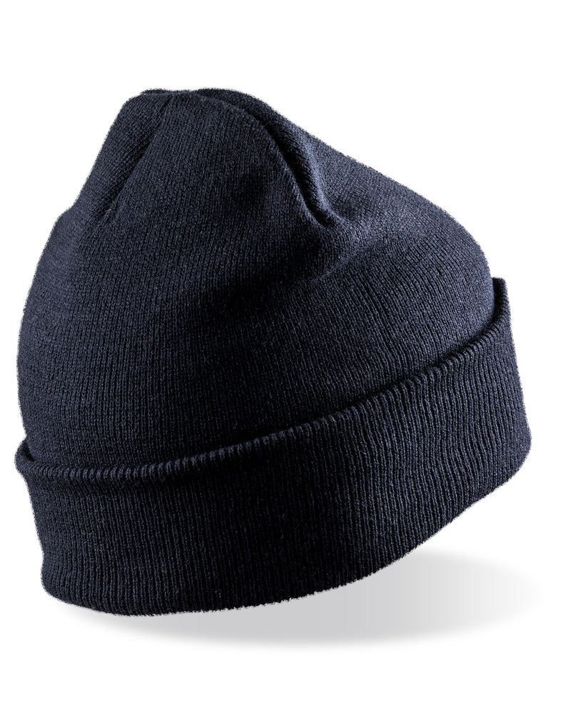 Result Winter Essentials Double Knit Thinsulate Printers Beanie - Navy