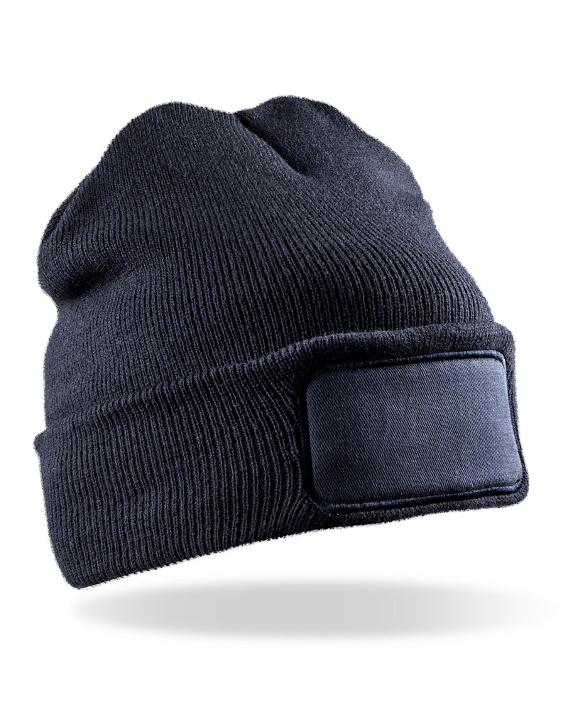 Result Winter Essentials Double Knit Thinsulate Printers Beanie - Navy