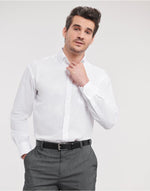 Russell Collection Men'S Long Sleeve Ultimate Non-Iron Shirt