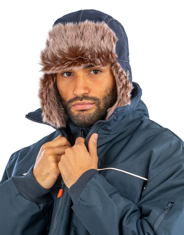 Result Winter Essentials Classic Sherpa Hat - Jet Black
