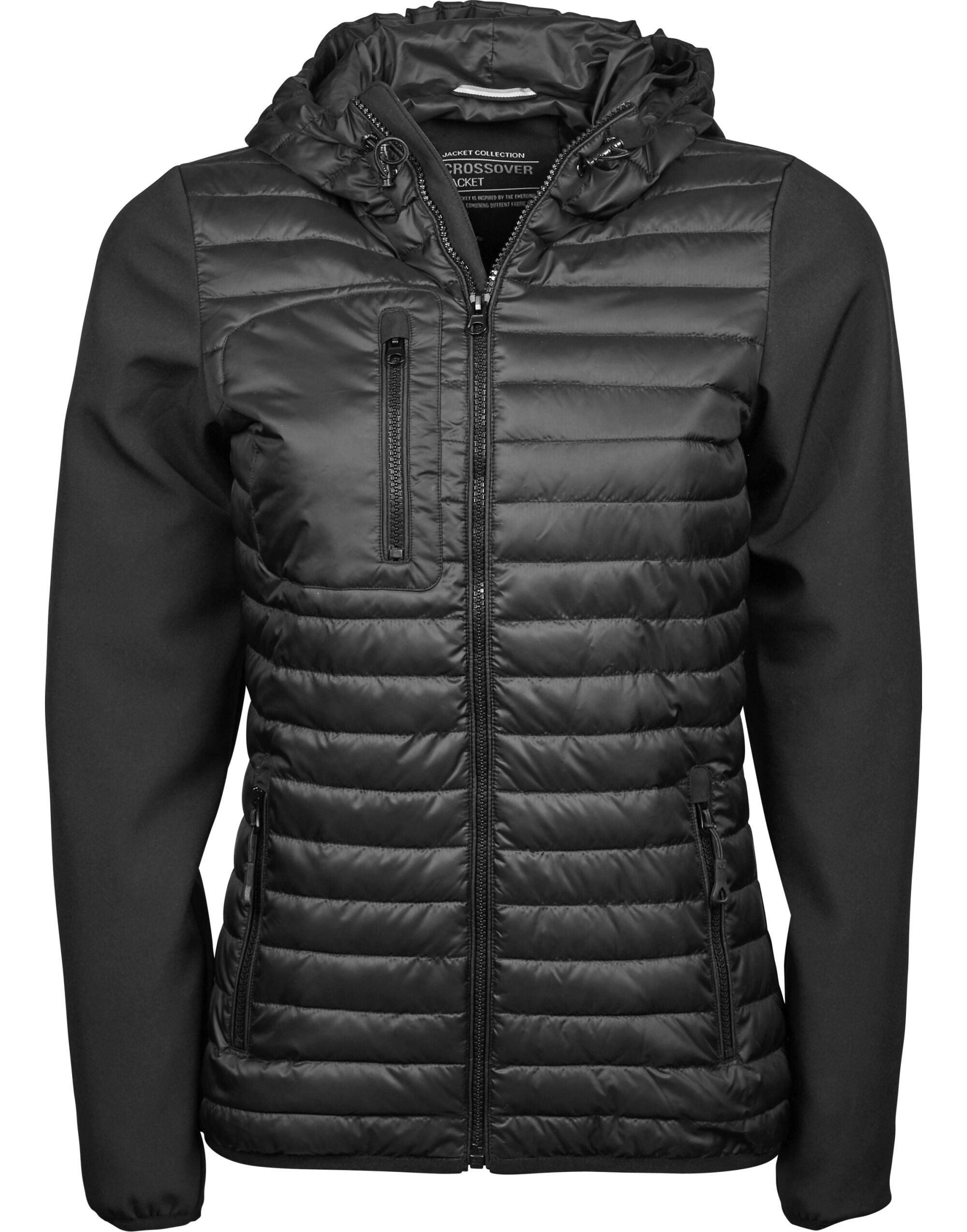 Tee Jays Ladies' Hooded Crossover Jacket
