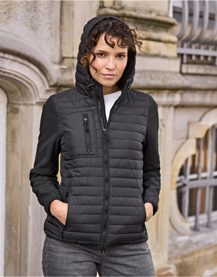 Tee Jays Ladies' Hooded Crossover Jacket