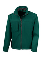 Result Men'S Recycled Classic 3-Layer Softshell - Bottle Green