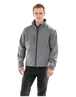 Result Men'S Recycled Classic 3-Layer Softshell - Azure Blue