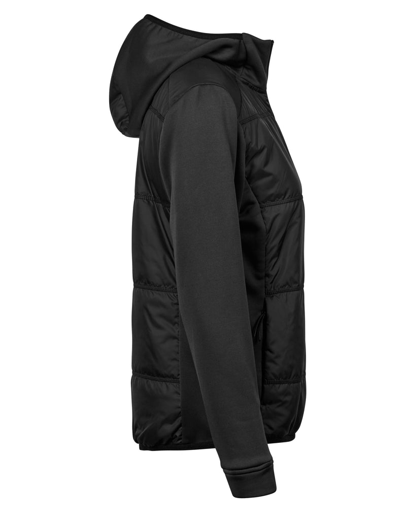 Tee Jays Women's Hybrid-Stretch Hooded Jacket