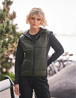 Tee Jays Women's Hybrid-Stretch Hooded Jacket - thumbnail 1