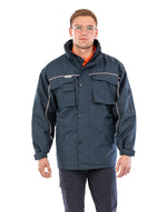 Work-Guard by Result Heavy Duty Combo Coat - Bottle Green/Black