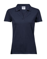 Tee Jays Women'S Luxury Stretch V-Neck Polo - thumbnail 3