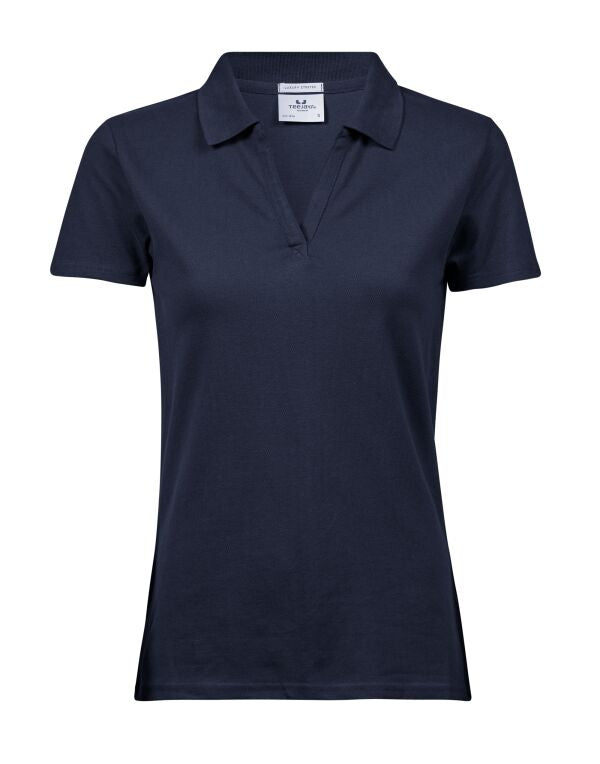 Tee Jays Women'S Luxury Stretch V-Neck Polo