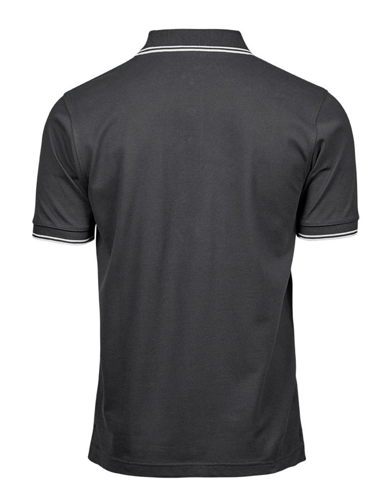Tee Jays Men's Luxury Stripe Stretch Polo