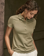 Tee Jays Ladies' Luxury Stretch Polo - Black