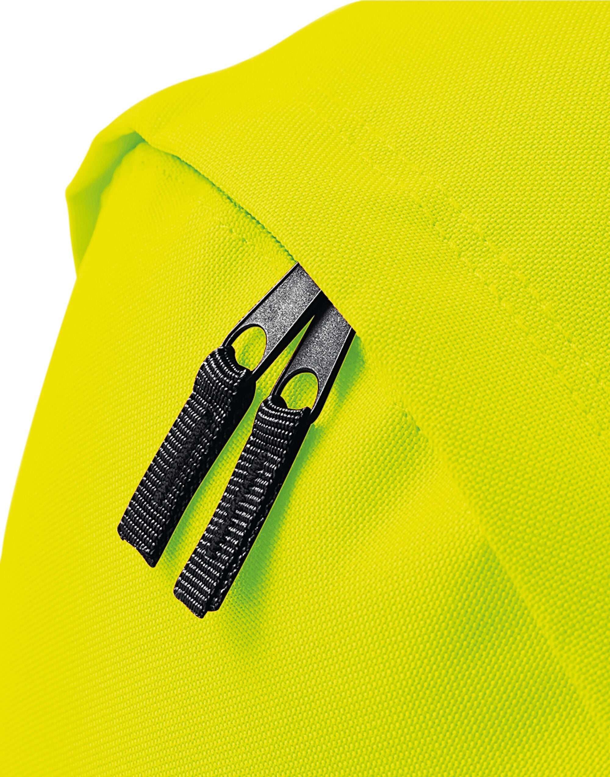 A silver Bagbase Reflective Roll-Top Backpack.