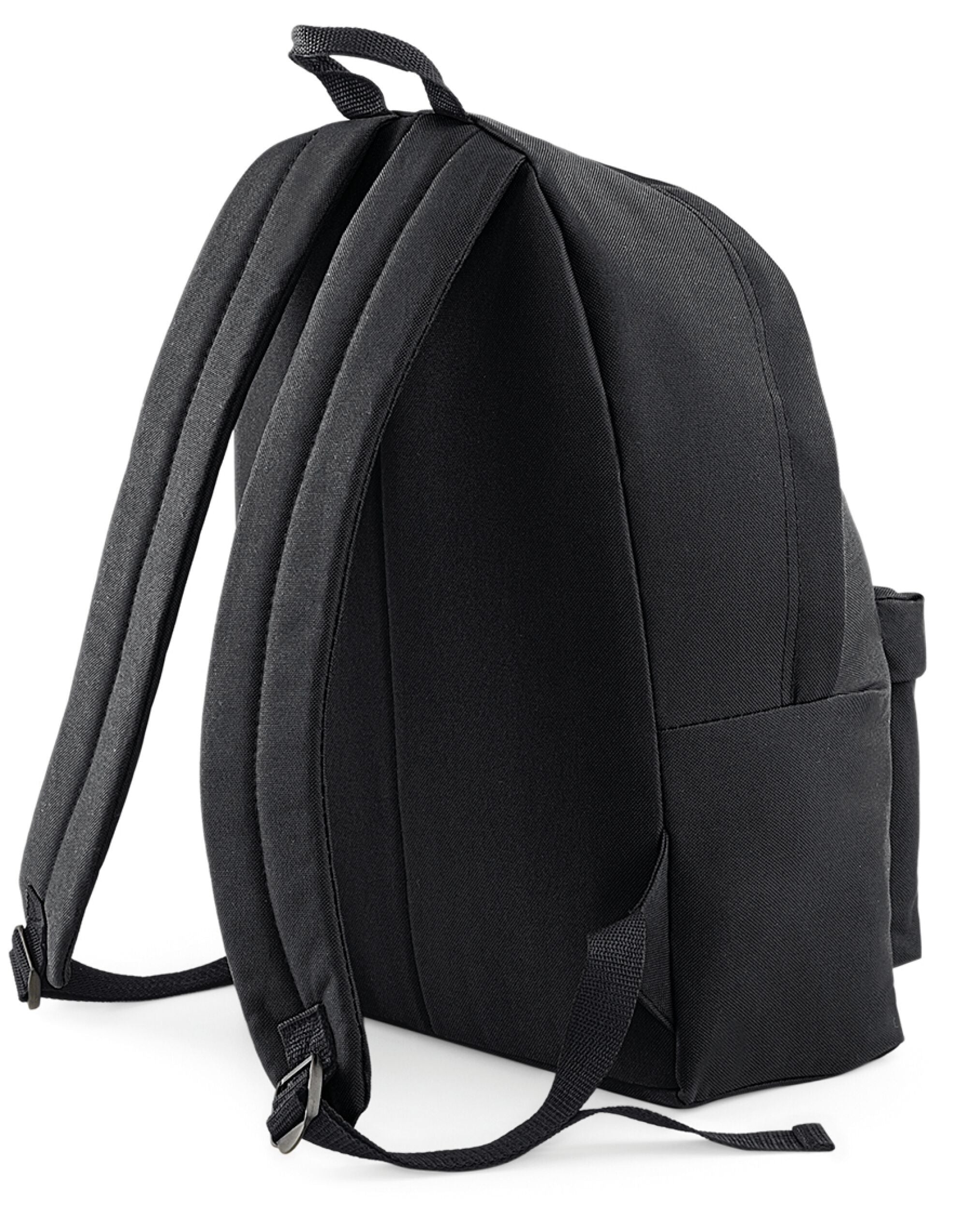 A pink and grey color block Original Fashion Backpack.