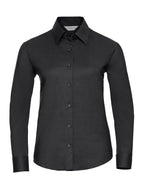 Russell Collection Ladies' Long Sleeve Tailored Oxford Shirt - thumbnail 10