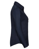 Russell Collection Ladies' Long Sleeve Tailored Oxford Shirt - thumbnail 8