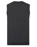Russell Collection V-Neck Sleeveless Knitted Pullover - thumbnail 5