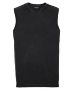 Russell Collection V-Neck Sleeveless Knitted Pullover