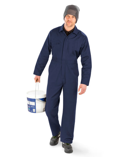 Result Recycled Action Overall With Zip Front - Bottle Green