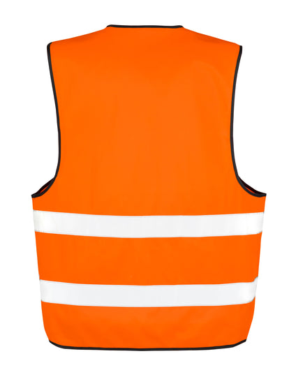 Result Safeguard Hi-Vis Motorist Safety Vest - Fluoresent Orange