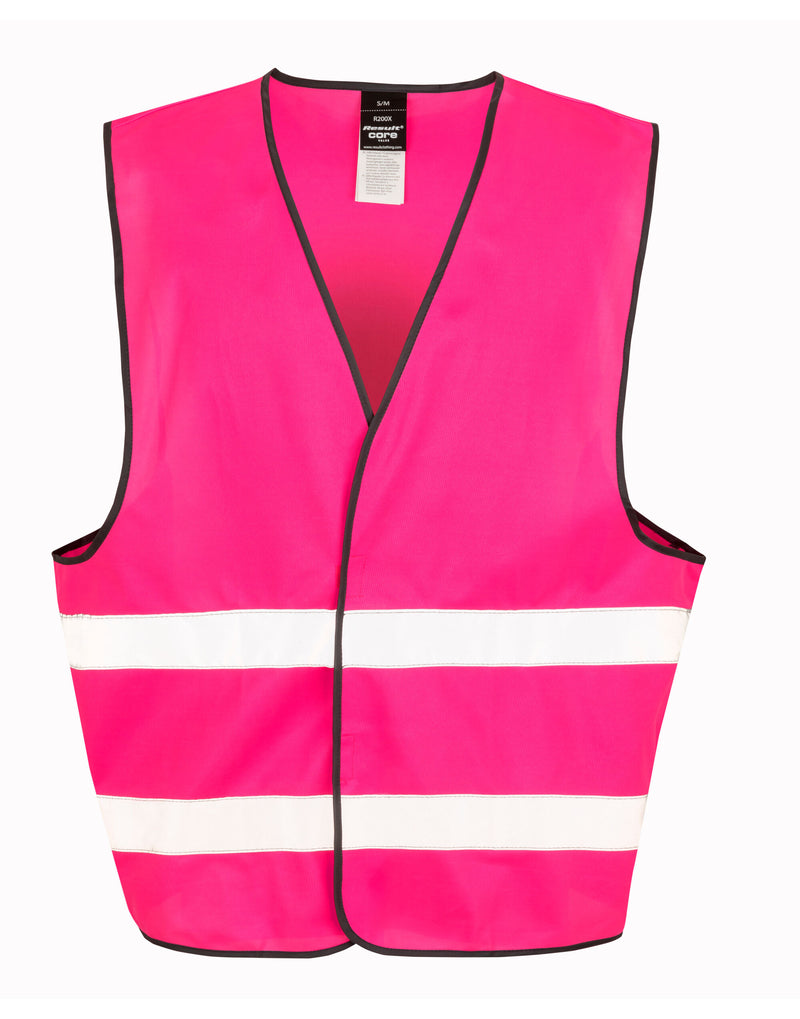 Result Safeguard Enhance Visibility Vest - Fluorescent Pink