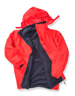 Result Recycled Fleece Lined Stormdri 4000 Jacket - Red/Navy