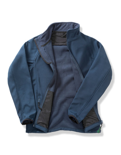 Result Core Men'S Printable Softshell Jacket With Recycled Inner Fleece - Navy/Navy