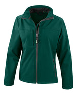 Result Women'S Recycled 3-Layer Classic Softshell Jacket - Bottle Green
