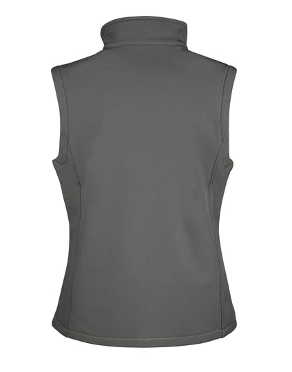 Result Core Ladies' Printable Softshell Bodywarmer With Recycled Fleece Inner - Charcoal/Black