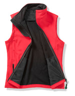 Result Core Ladies' Printable Softshell Bodywarmer With Recycled Fleece Inner - Red/Black