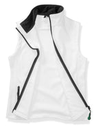 Result Core Ladies' Printable Softshell Bodywarmer With Recycled Fleece Inner - White/Black