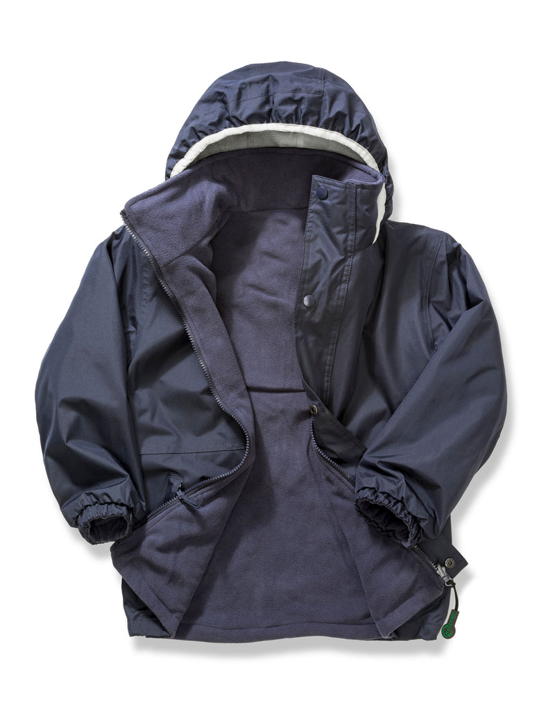 Result Kid'S Stormdri 4000 Recycled Coat - Navy/Navy