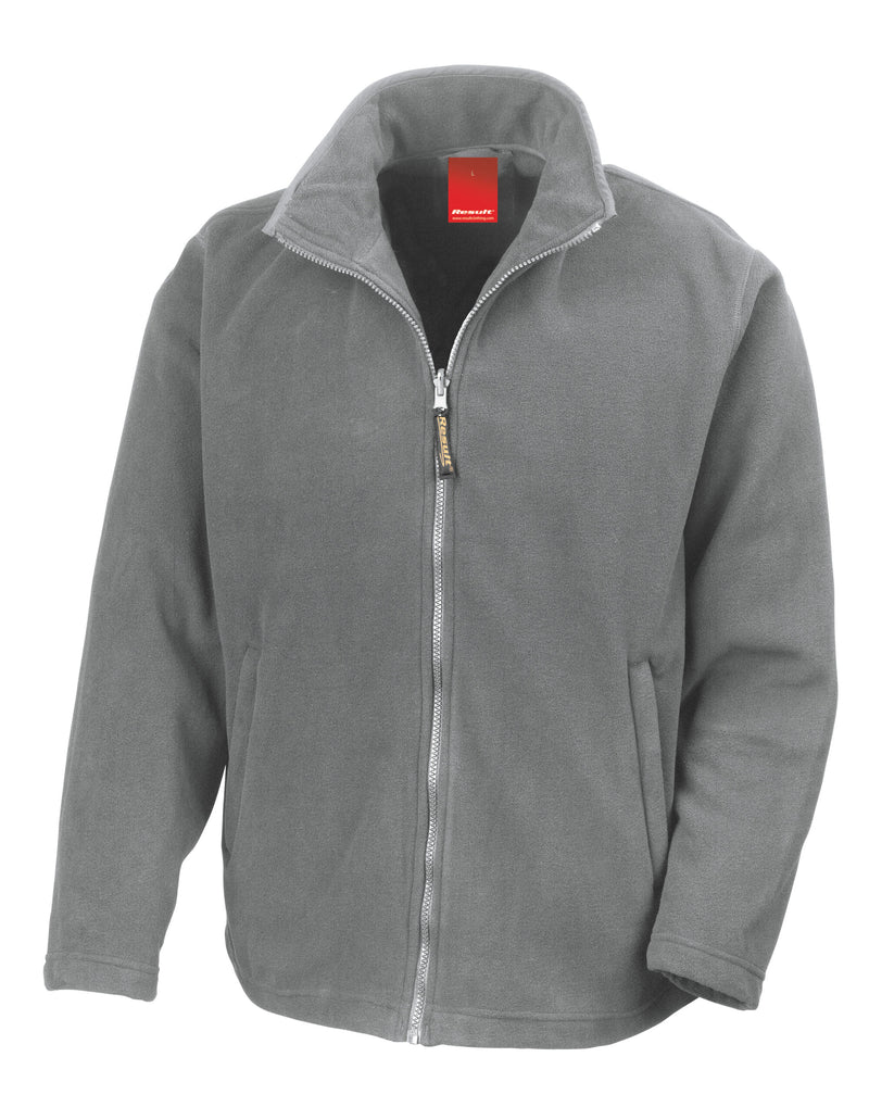 Result Men'S Horizon High Grade Microfleece Jacket - Light Grey
