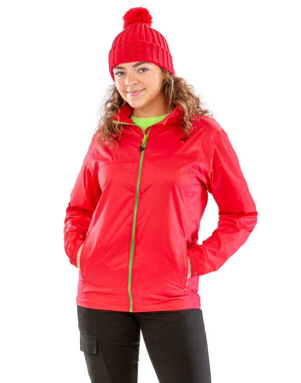 Result Urban Outdoor Wear Hdi Quest Lightweight Stowable Jacket - Black/Orange