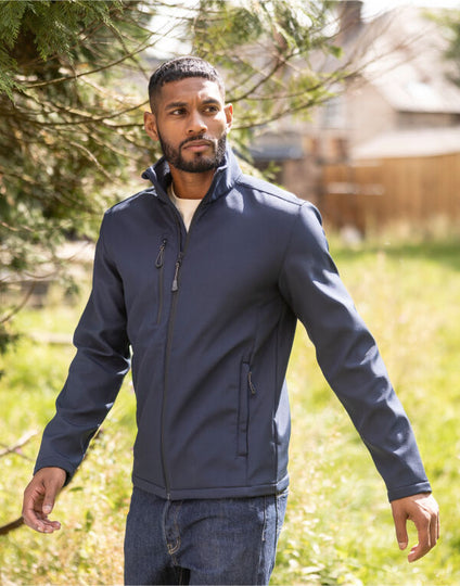 Regatta Honestly Made Recycled Printable Softshell Jacket - Black