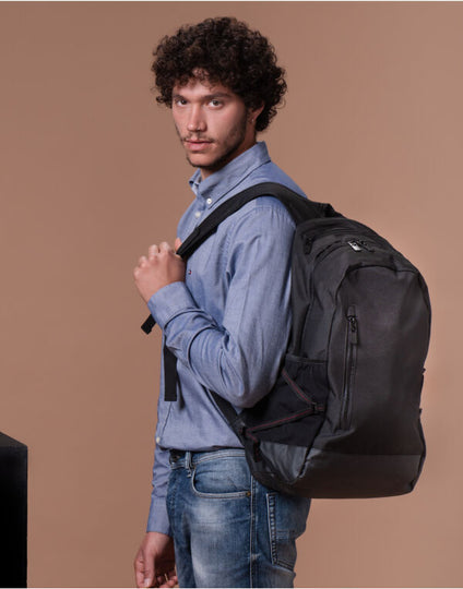 Shugon Leipzig Laptop Backpack - Black/Black