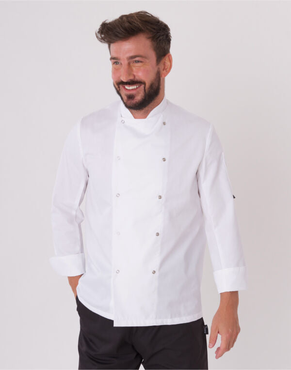 Dennys Long Sleeve Chef'S Jacket (Wh)