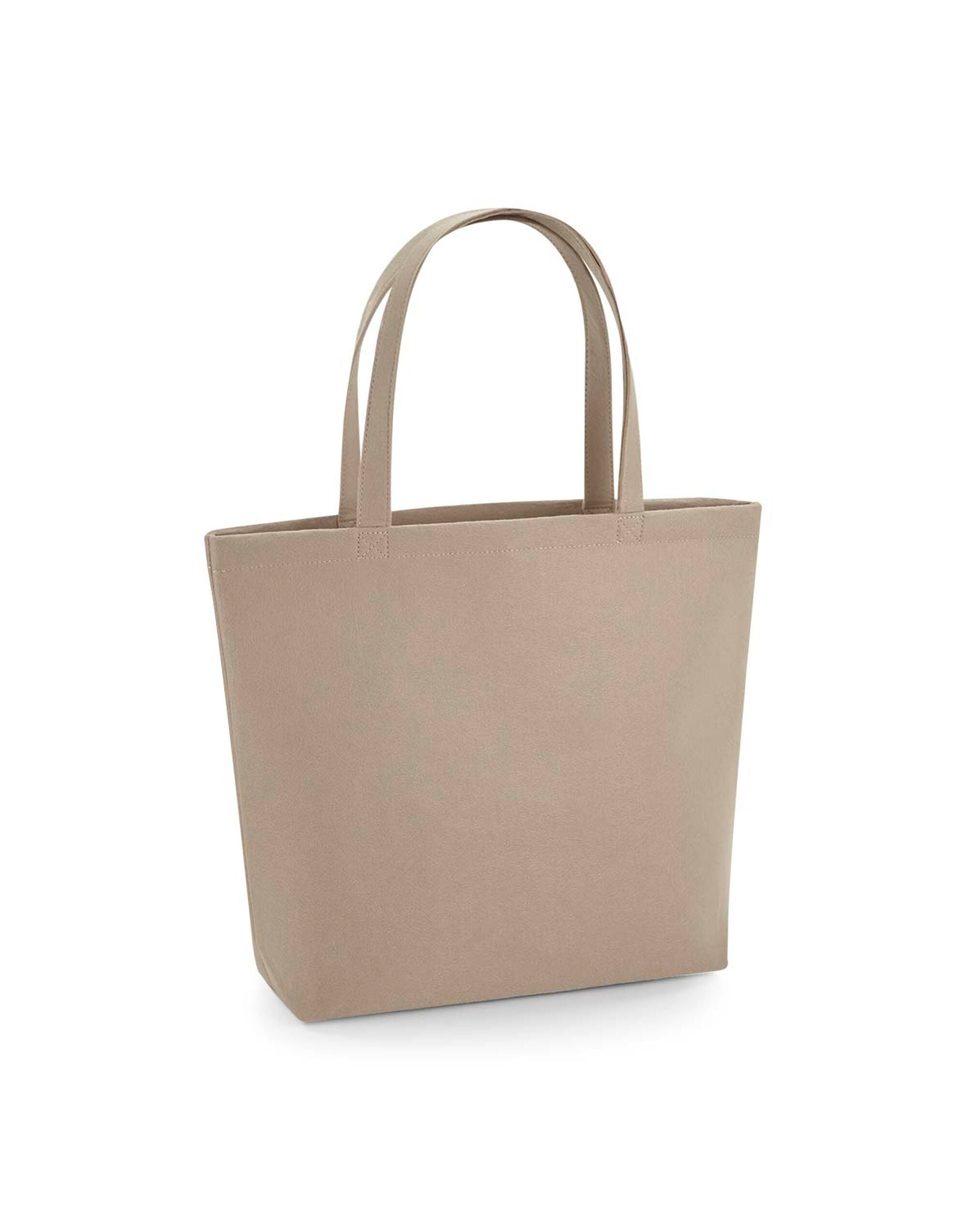 The Bagbase Felt Shopper in dark grey, presented against a white background for a clear product image.