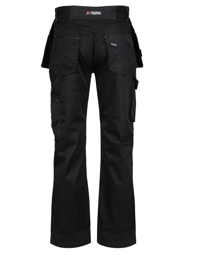Regatta High Visibility TRJ387R Incursion Holster Trouser (Reg) - Black