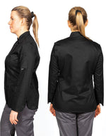 Dennys Ladies' Long Sleeve Fitted Chef'S Jacket - thumbnail 2