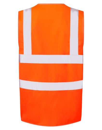 Ultimate Clothing Company Ucc 4-Band Safety Waistcoat - Hi Vis Orange